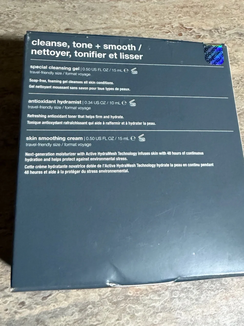 NIB Dermatologica Cleanse, Tone + Smooth mini Set